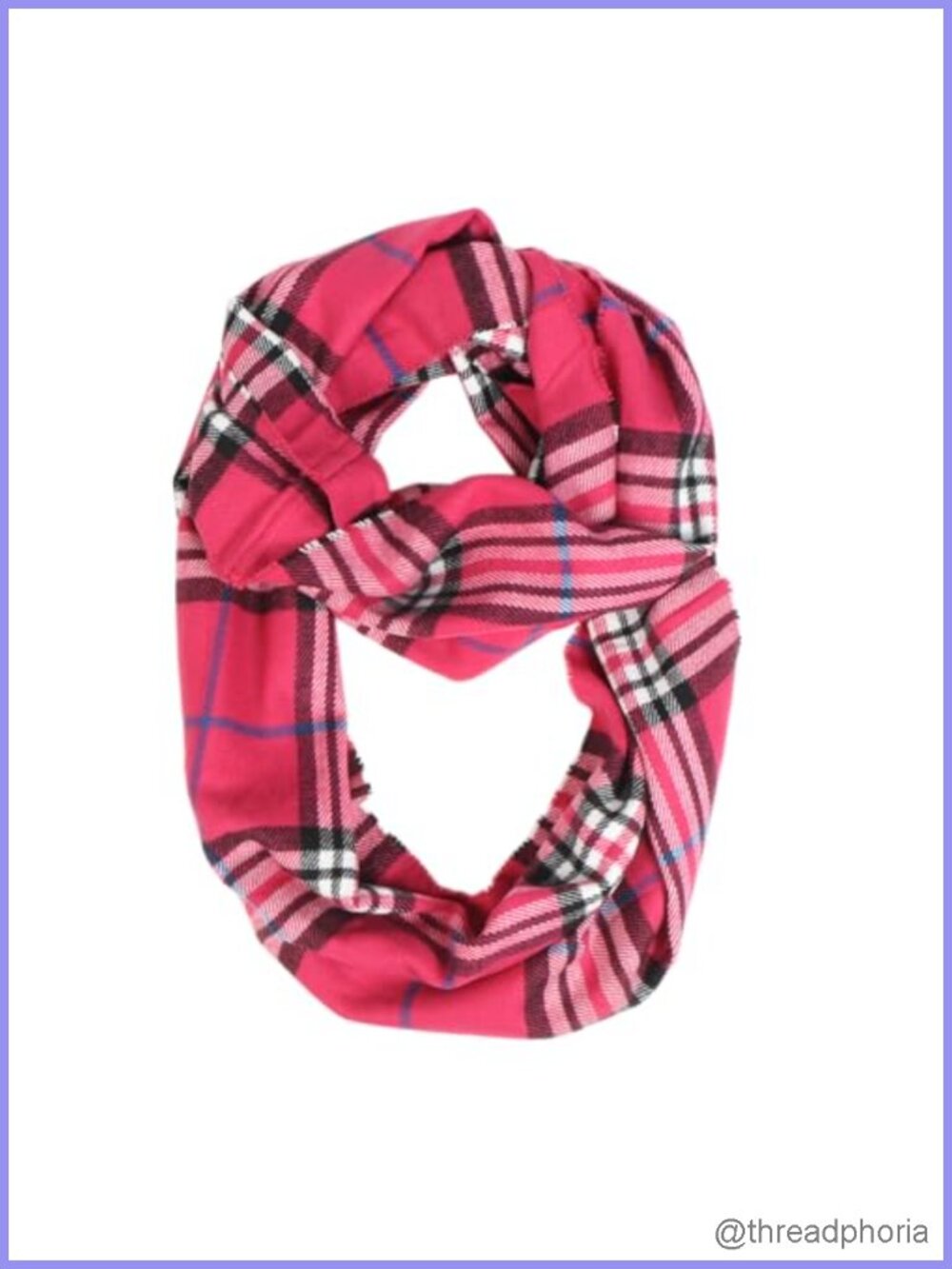 TZ Promise Unisex Infinity Scarf Tartan Plaid & Checks Soft Long for Cold